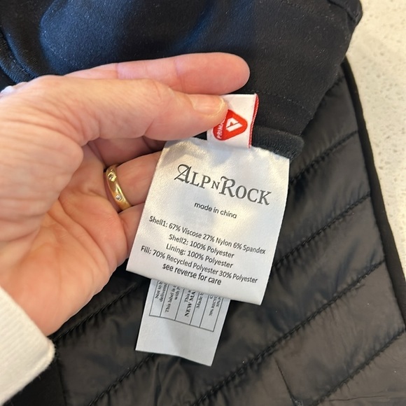 Alp N’Rock Vallon Puffer Padded Jogger Black - Picture 11 of 13